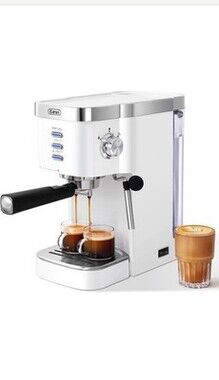 Gevi Espresso Machine 20 Bar High Pressure Compact Espresso Machines - W/Silver